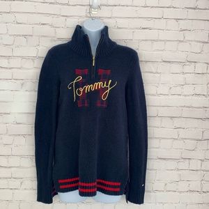 Tommy Hilfiger wool navy blue sweater size XS